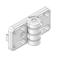 MODULAR SOLUTIONS DIE CAST ZINC HINGE<BR>30 EXTERNAL W/HARDWARE